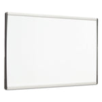 ARC Frame Cubicle Board, Magnetic Dry Erase, 14" x 11", White Surface, Satin Aluminum Frame