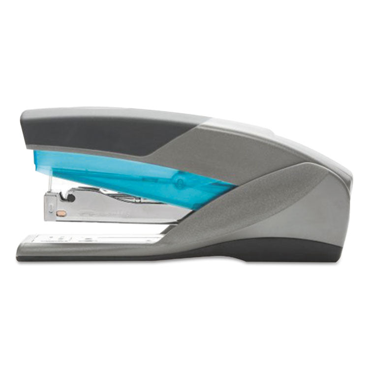 Optima 25 Reduced Effort Stapler, 25-Sheet Capacity, Slate Gray/blue
