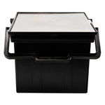 Companion Portable File, Letter/legal Files, 17" X 14" X 11", Black
