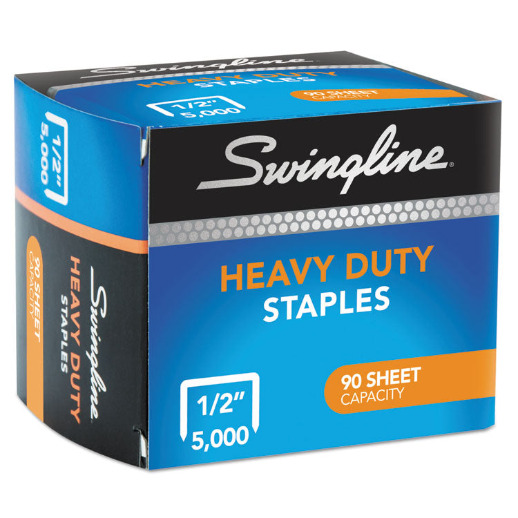 S.f. 39 Heavy-Duty Staples, 0.5" Leg, 0.5" Crown, Steel, 5,000/box