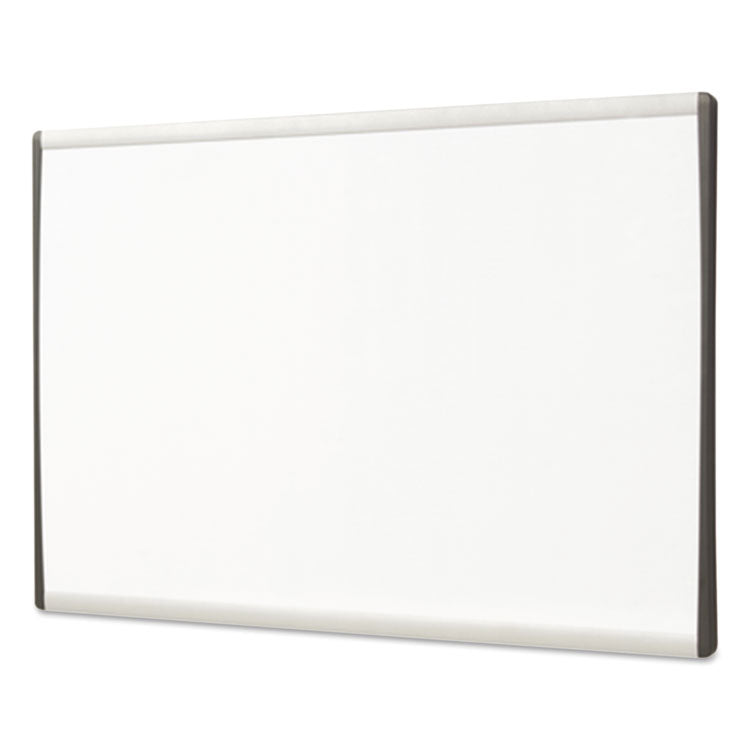ARC Frame Cubicle Board, Magnetic Dry Erase, 14" x 11", White Surface, Satin Aluminum Frame