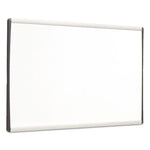 ARC Frame Cubicle Board, Magnetic Dry Erase, 24" x 14", White Surface, Satin Aluminum Frame