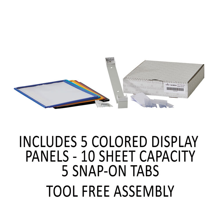 Vario Wall Reference System, 5 Panels, Letter, Asst. Borders And Panels