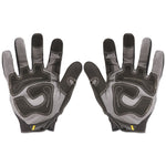 General Utility Gloves, EN388: 2132, 9" Long, X-Large, Black, Pair
