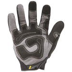 General Utility Gloves, EN388: 2132, 9" Long, Large, Black, Pair