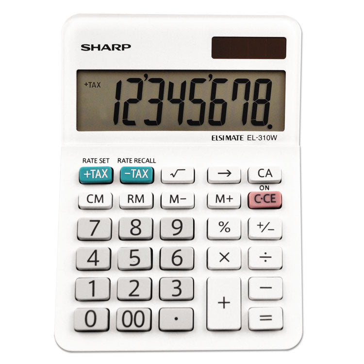 El-310wb Mini Desktop Calculator, 8-Digit Lcd