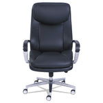 Commercial 2000 Big/tall Executive Chair, Supports Up To 400 Lb, 20.5" To 23.5" Seat Height, Black Seat/back, Silver Base