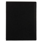 Duraflex Poly Notebook, 1-Subject, Medium/College Rule, Black Cover, (80) 11 x 8.5 Sheets