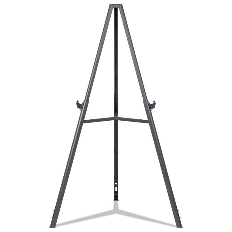 Quantum Heavy Duty Display Easel, 35.62" to 61.22" High, Plastic, Black