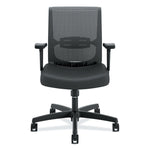Convergence Mid-Back Task Chair, Swivel-Tilt, Supports Up To 275 Lb, 15.75" To 20.13" Seat Height, Black