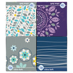 Ultra Soft Facial Tissue, 2-Ply, White, 56 Sheets/box, 4 Boxes/pack