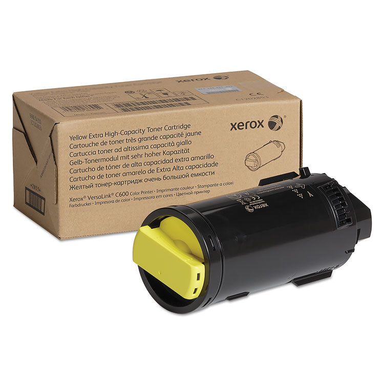 106r03918 Extra High-Yield Toner, 16,800 Page-Yield, Yellow