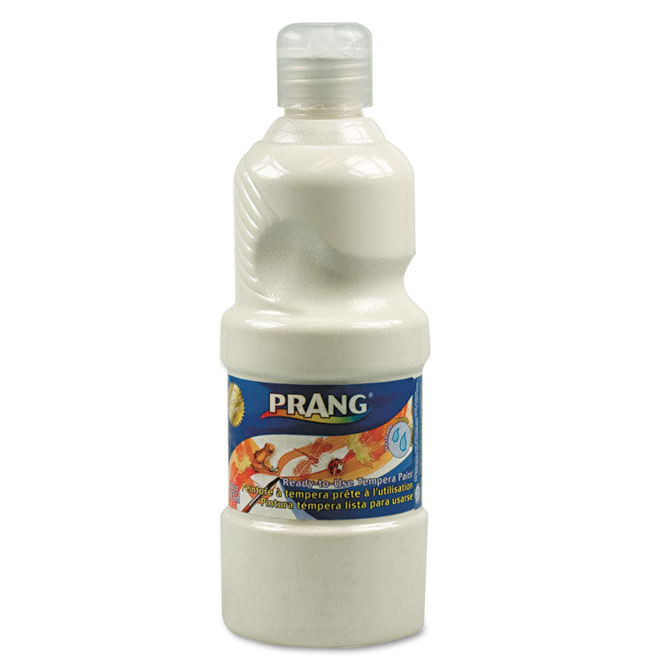 Washable Paint, White, 16 Oz Dispenser-Cap Bottle