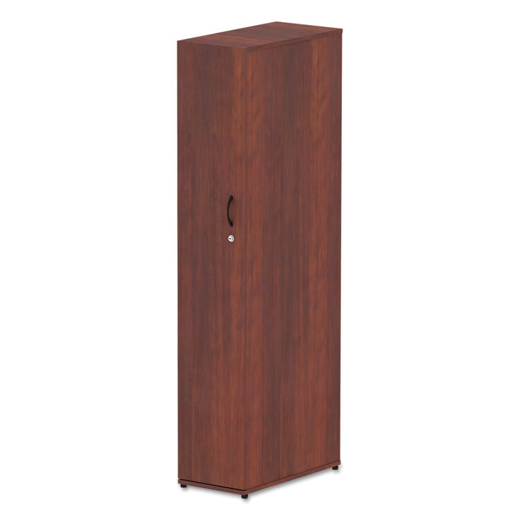 Alera Valencia Series Wardrobe, 11.88w x 22.78d x 65h, Medium Cherry