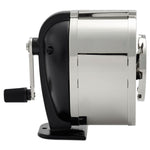 Ks Manual Classroom Pencil Sharpener, Table/wall-Mount Design, Manually-Powered, 2.75 X 4.75 X 4.25, Black/nickel