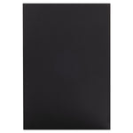 Foam Board, CFC-Free Polystyrene, 20 x 30, Black Surface and Core, 10/Carton