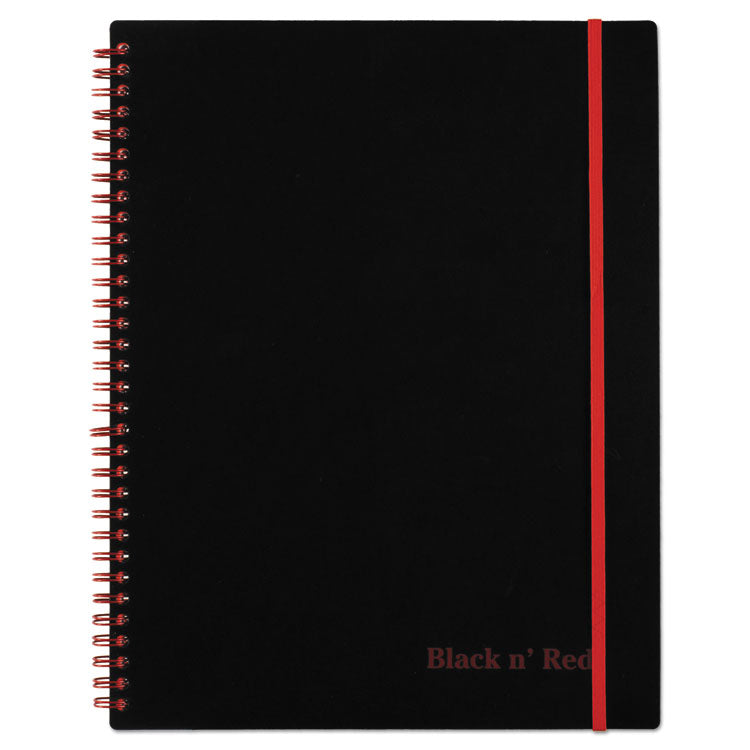 Flexible Cover Twinwire Notebooks, SCRIBZEE Compatible, 1-Subject, Wide/Legal Rule, Black/Red Cover, (70) 11 x 8.5 Sheets