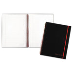 Flexible Cover Twinwire Notebooks, SCRIBZEE Compatible, 1-Subject, Wide/Legal Rule, Black/Red Cover, (70) 11 x 8.5 Sheets