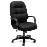 Pillow-Soft 2090 Series Executive High-Back Swivel/tilt Chair, Supports Up To 300 Lb, 17" To 21" Seat Height, Black