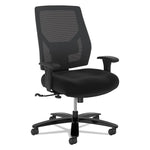 Crio Big And Tall Mid-Back Task Chair, Supports Up To 450 Lb, 18" To 22" Seat Height, Black