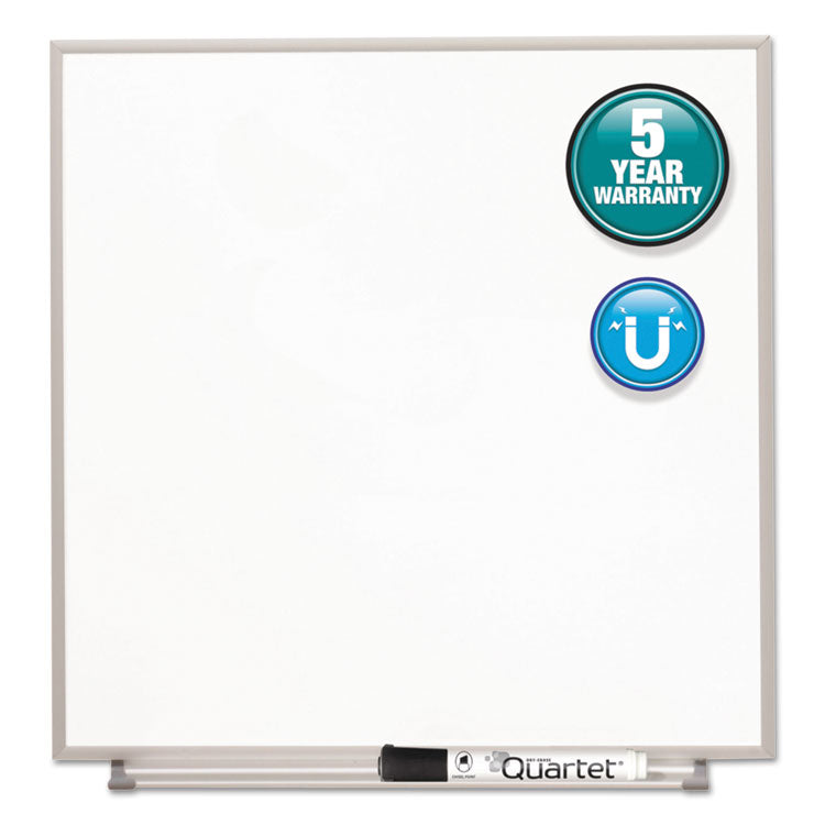 Matrix Magnetic Boards, 23" x 23", White Surface, Satin Aluminum Frame