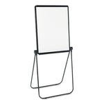 Ultima Presentation Easel, 27" x 34", White Surface, Black Metal Frame