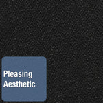 Oval Office Fabric Board, 36" x 24", Black Surface