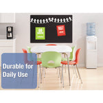 Oval Office Fabric Board, 48" x 36", Black Surface