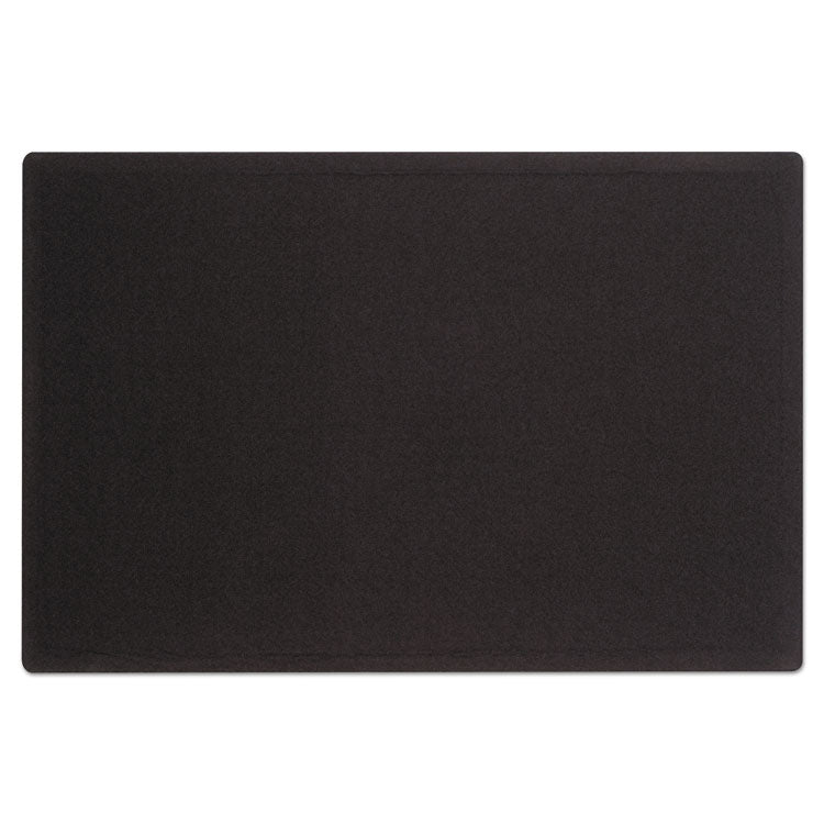 Oval Office Fabric Board, 36" x 24", Black Surface