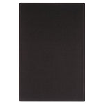 Oval Office Fabric Board, 36" x 24", Black Surface
