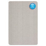 Oval Office Fabric Board, 36" x 24", Gray Surface