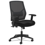 Vl581 High-Back Task Chair, Supports Up To 250 Lb, 18" To 22" Seat Height, Black