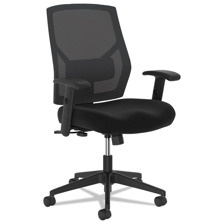 Vl581 High-Back Task Chair, Supports Up To 250 Lb, 18" To 22" Seat Height, Black