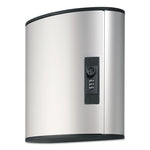 Locking Key Cabinet, 36-Key, Brushed Aluminum, Silver, 11.75 X 4.63 X 11