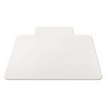 All Day Use Non-Studded Chair Mat For Hard Floors, 45 X 53, Wide Lipped, Clear