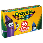 Classic Color Crayons In Flip-Top Pack With Sharpener, 96 Colors/pack