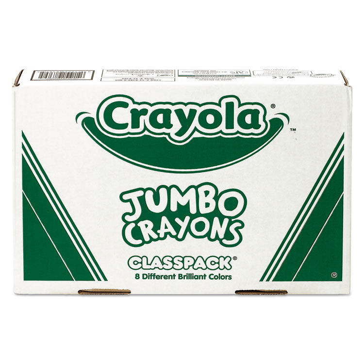 Jumbo Classpack Crayons, 25 Each Of 8 Colors, 200/set