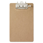 Recycled Hardboard Archboard Clipboard, 2.5" Clip Capacity, Holds 8.5 x 11 Sheets, Brown