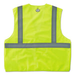 GloWear 8215BA Type R Class 2 Econo Breakaway Mesh Safety Vest, 2X-Large to 3X-Large, Lime