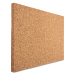 iDesign Frameless Cork Bulletin Board, 24" x 38", Tan Surface