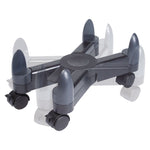 Computer Stand with Locking Wheels, Supports 40 lb, 3 x 16.5 x 4.5, Black