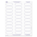 Big Tab Printable White Label Tab Dividers, 5-Tab, 11 x 8.5, White, 20 Sets