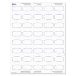 Big Tab Printable White Label Tab Dividers, 8-Tab, 11 x 8.5, White, 20 Sets