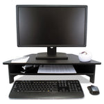 Dc050 High Rise Collection Monitor Stand, 27" X 11.5" X 6.5" To 7.5", Black, Supports 40 Lbs
