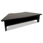 Dc050 High Rise Collection Monitor Stand, 27" X 11.5" X 6.5" To 7.5", Black, Supports 40 Lbs