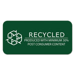 Recycled Legal Pad, Wide/legal Rule, 40 Canary-Yellow 8.5 X 11 Sheets, Dozen