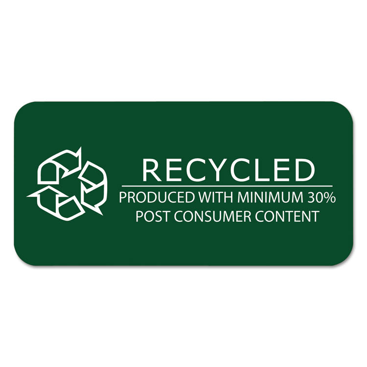 Recycled Legal Pad, Wide/legal Rule, 40 Canary-Yellow 8.5 X 11 Sheets, Dozen