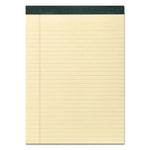 Recycled Legal Pad, Wide/legal Rule, 40 Canary-Yellow 8.5 X 11 Sheets, Dozen