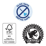 Commercial Bathroom Tissue, Septic Safe, Individually Wrapped, 2-Ply, White, 450 Sheets/roll, 75 Rolls/carton