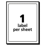 Removable Multi-Use Labels, Inkjet/laser Printers, 3 X 5, White, 40/pack, (5450)